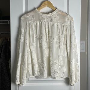 Wilfred Flowy Distressed Top